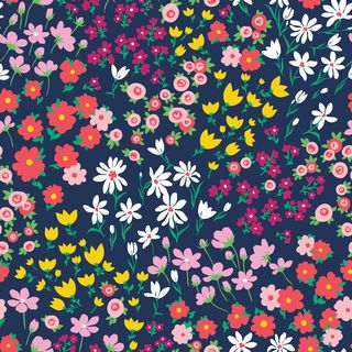 花卉唯美手绘花朵面料纹理手机壳布料面料印花服装矢量图案素材