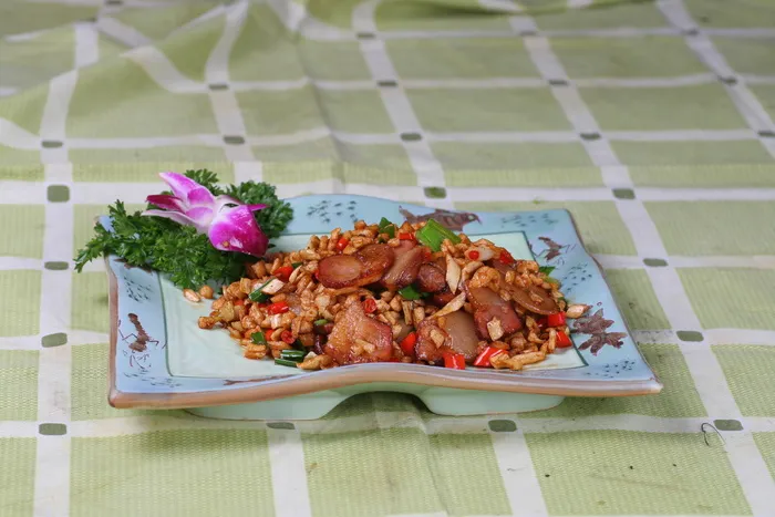 萝卜干腊肉 (2)