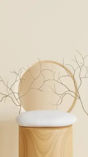 小清新电商c4d场景展台合层背景