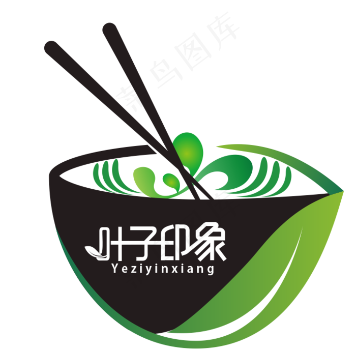 叶子印象logocdr矢量模版下载