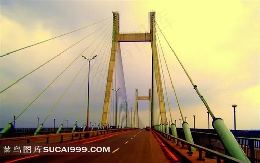 都市大桥摄影素材