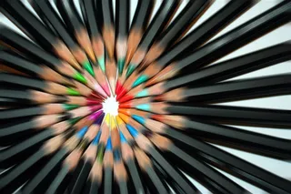 彩色铅笔及唯美铅笔构图高清图片