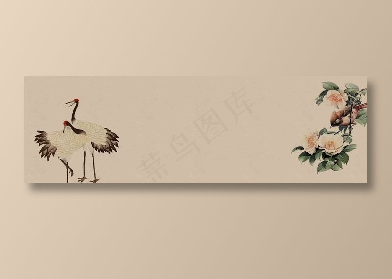 复古中国风古风国画背景素材psd模版下载