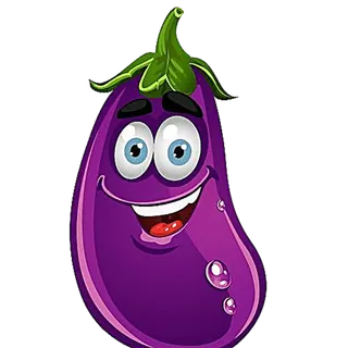 茄子紫色卡通