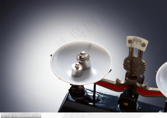 研究实验器具-天平局部特写
