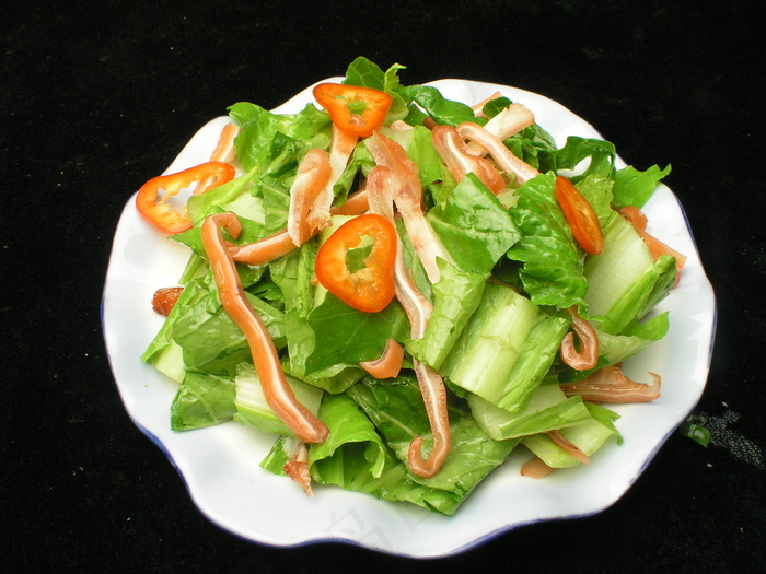 1936小白菜拌猪耳