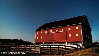 乡村木屋美景壁纸