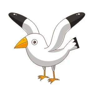 矢量海鸥 卡通海鸥cdr矢量模版下载