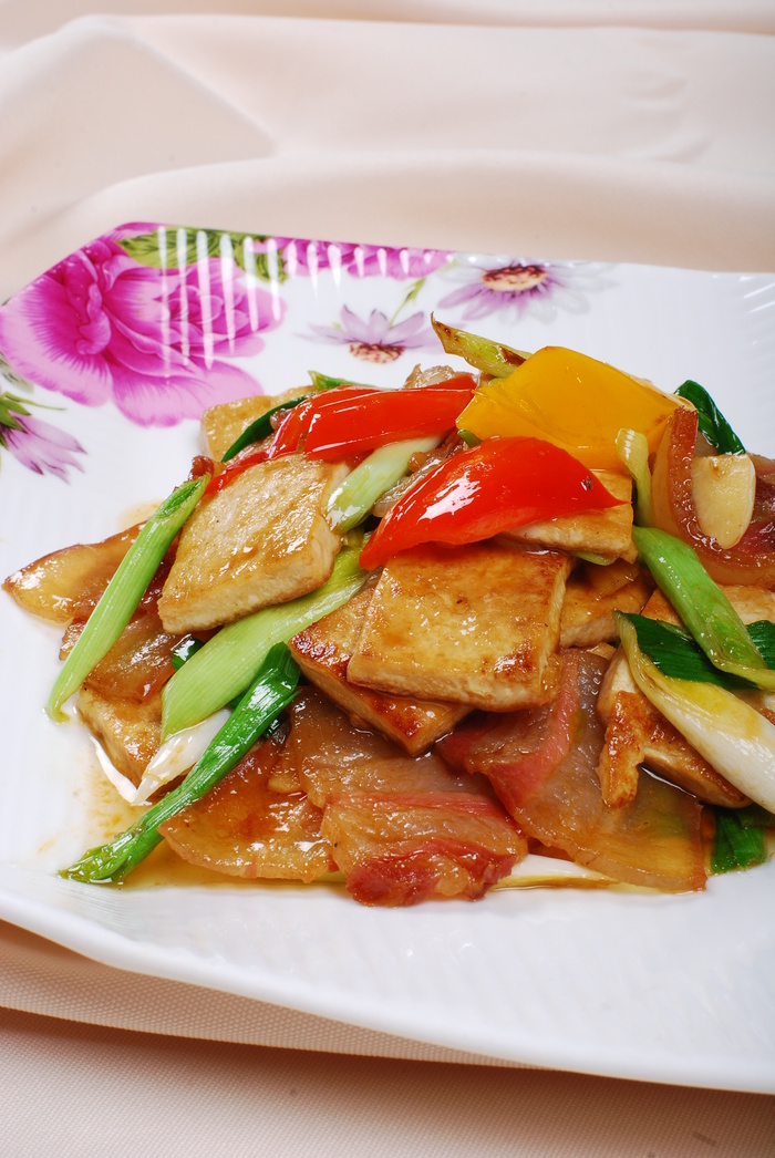 CXC07077自制风干肉炒老豆腐