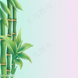 精美竹子背景图片