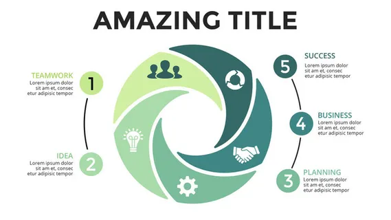 数据图表统计图形分析分类商务会议办公图标PSD模板素材