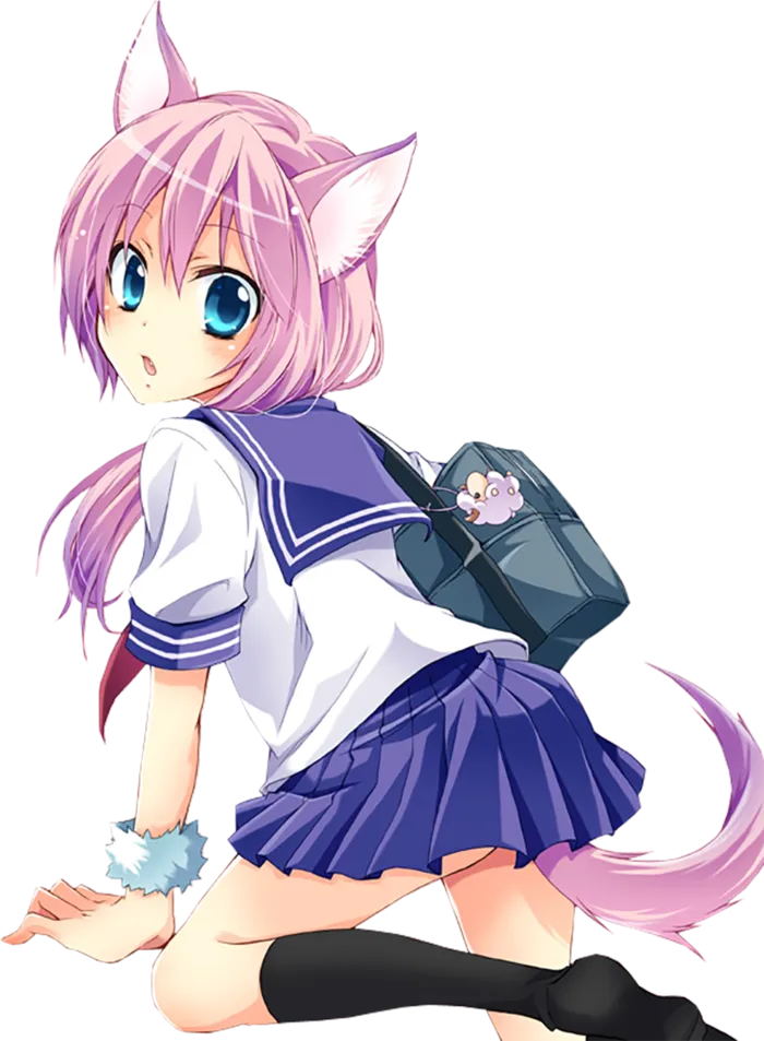 猫系女孩素材卡通