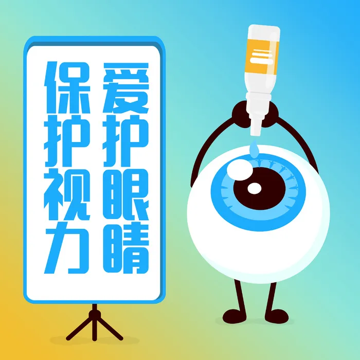 保护视力宣传栏psd模版下载