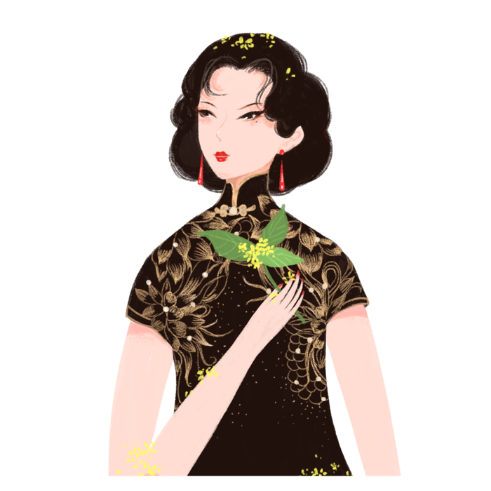 传统旗袍美女 (48)