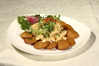 5金饼椿芽柴鸡蛋-雅香苑.