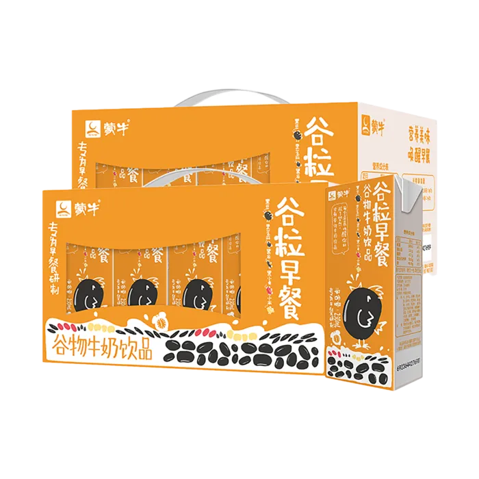 蒙牛谷粒早餐8超市商品白底图免抠实物摄影png格式图片透明底
