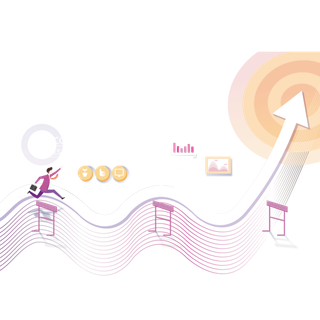 线性音乐箭头奔跑素材