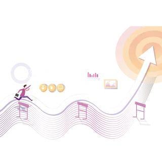 线性音乐箭头奔跑素材