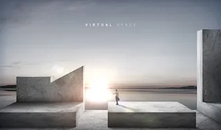 大气未来建筑空间设计PSD分层素材