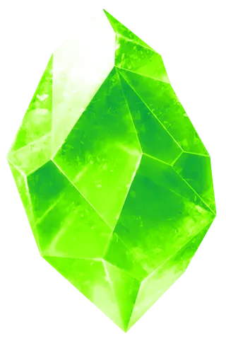 免抠图蓝水晶黄绿