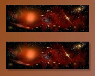 元宇宙世界天空背景墙风景