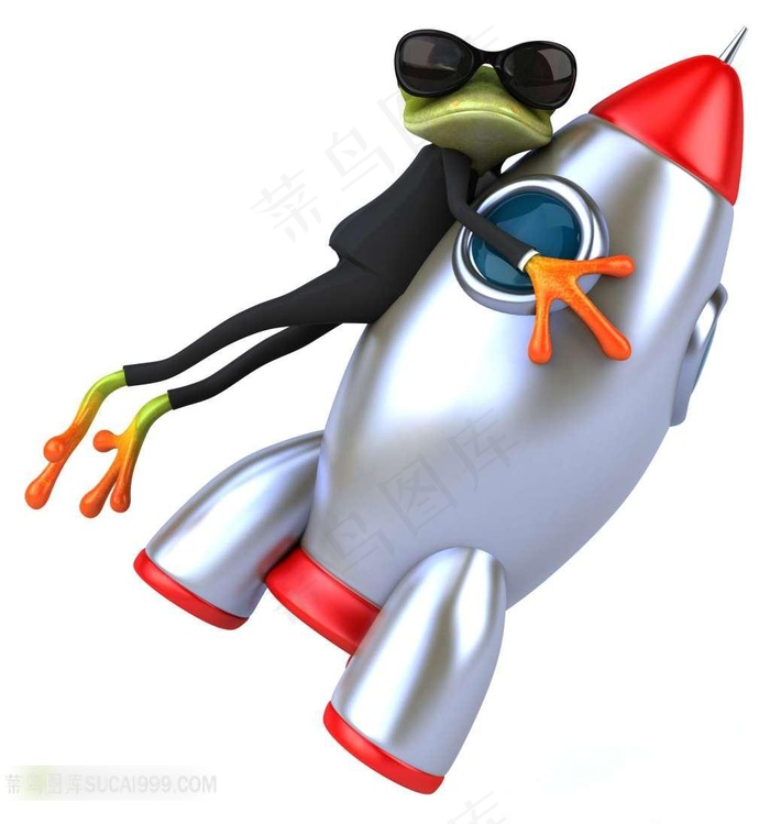 抱着火箭的青蛙