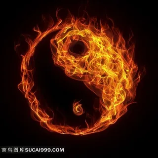 高清火焰动态太极图片下载 高清火焰动态太极图片下载