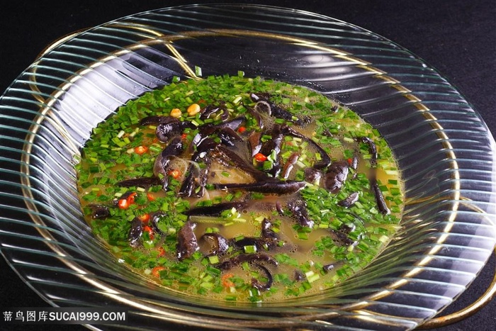 金汤大乌参中华美食摄影图