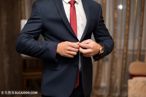 穿西装的商务男士 穿西装的商务男士