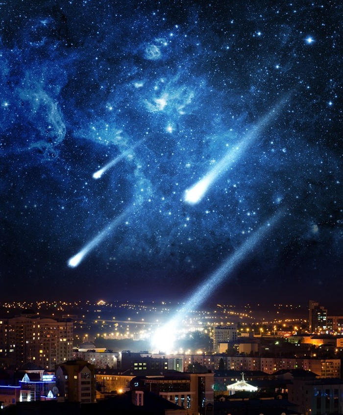 陨石流星灾难素材大图