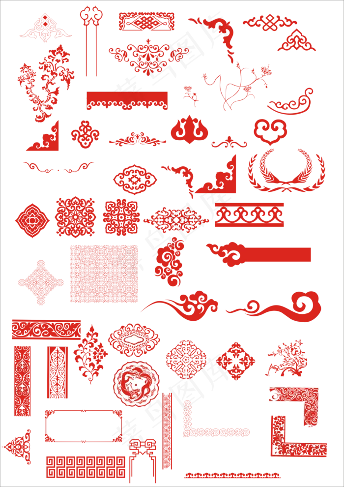 免扣素材中国风