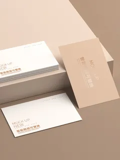 高端大气商务名片样机 高端大气商务名片样机