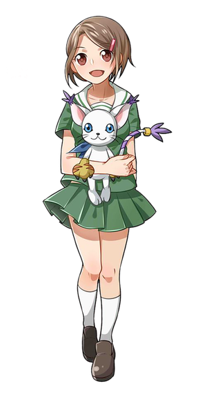 数码宝贝卡通人物嘉儿迪路兽