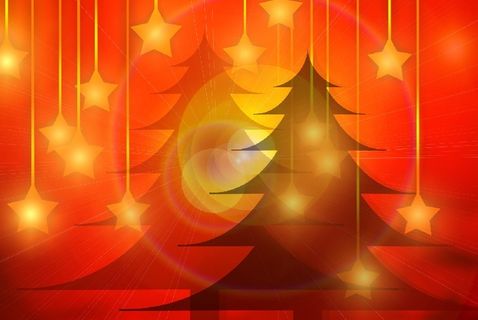 圣诞节冬天背景风景