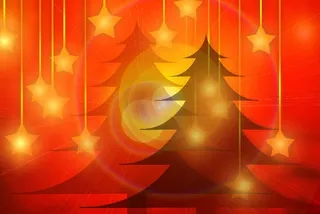 圣诞节冬天背景风景