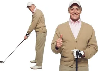 高尔夫球手 PNG免抠