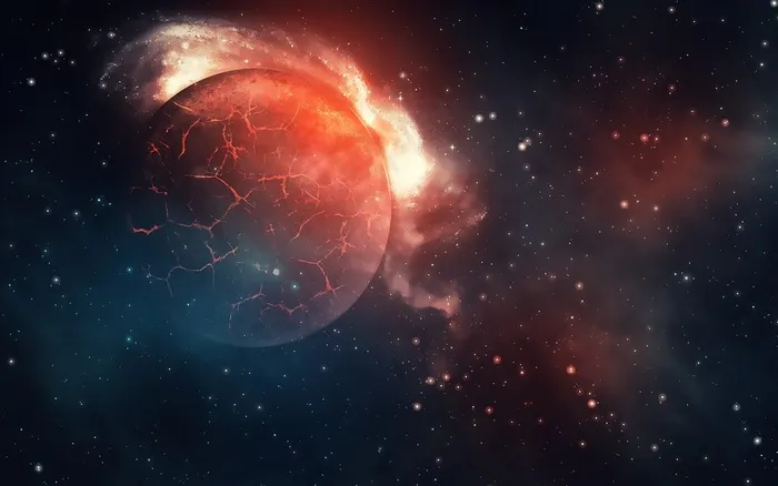 炫彩宇宙背景