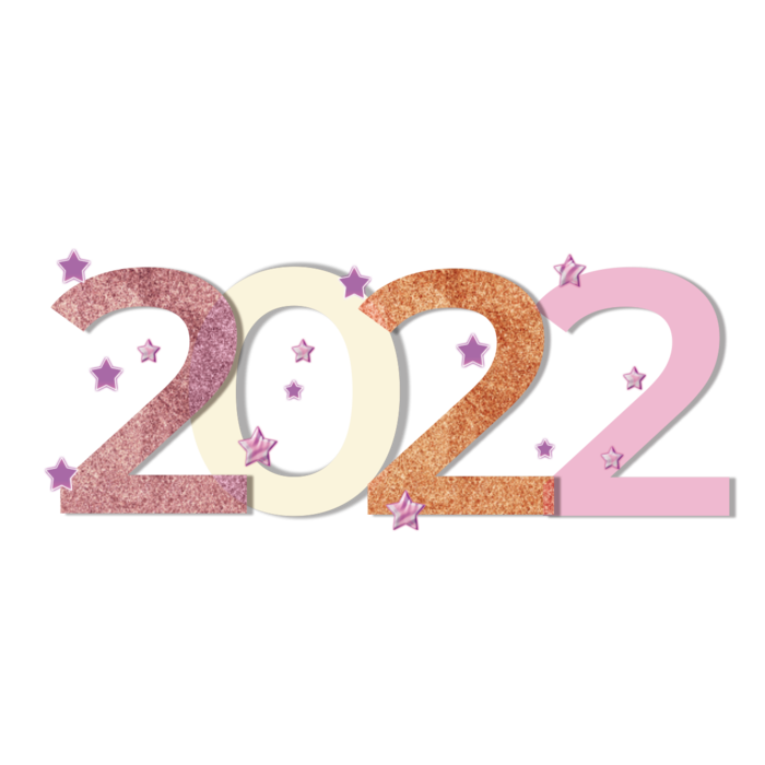 2022新年艺术创意字体虎年3D立体标题数字文字png免抠字素材