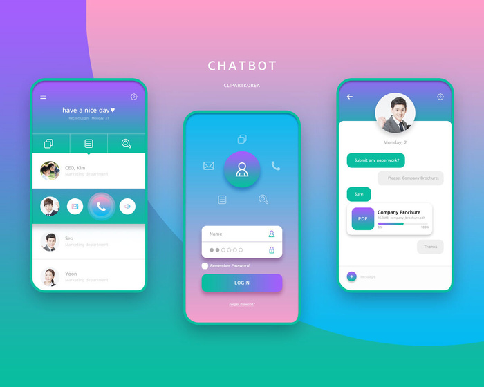 UI多页面包装展示手机APP交互界面样机长图概念PSD设计模板