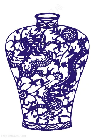 中国龙国粹青花瓷中国风图片
