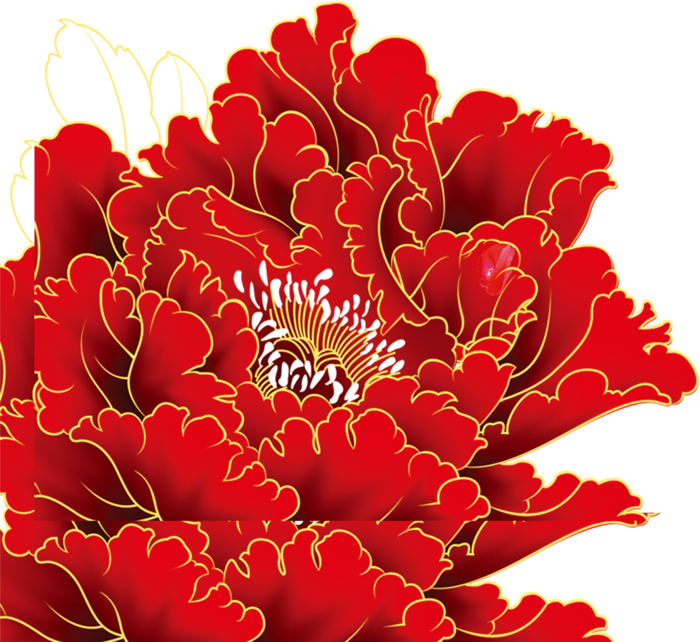 红色鲜花免扣素材