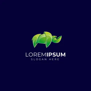 动物形象几何图形状鸟类狗狗渐变LOGO标志ai矢量源文件设计素材