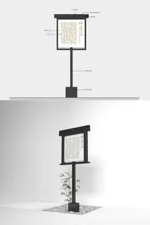 景区景点介绍牌公园介绍牌导视牌