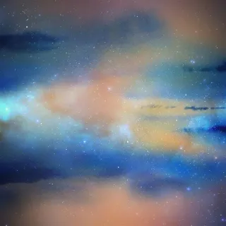 大气蓝色渐变天空高清图片