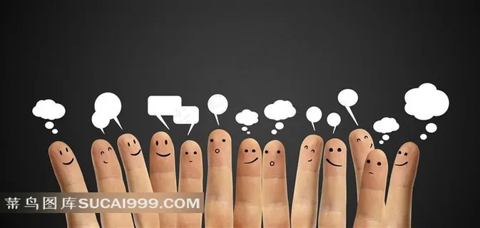 创意手势团队图片