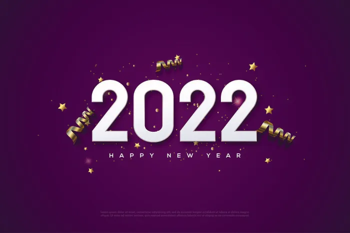 2022创意艺术字体新年虎年圣诞节数字立体质感文字AI矢量设计素材eps,ai矢量模版下载