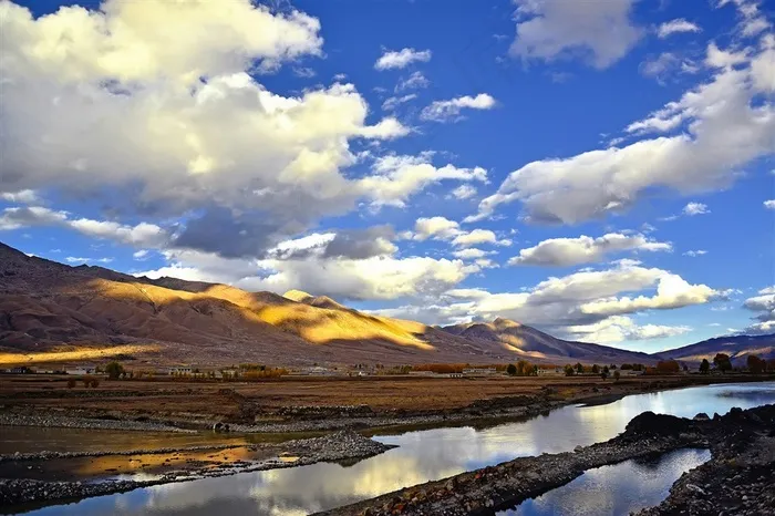 四川稻城风景素材