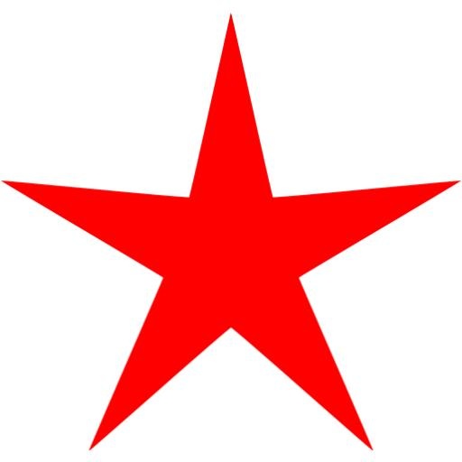 红星 PNG免抠(512x512)