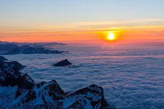 冬天自然背景风景