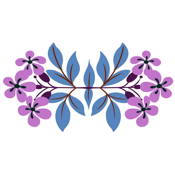 复古中国风国潮敦煌花纹花草插画手绘装饰小元素PSD素材psd模版下载